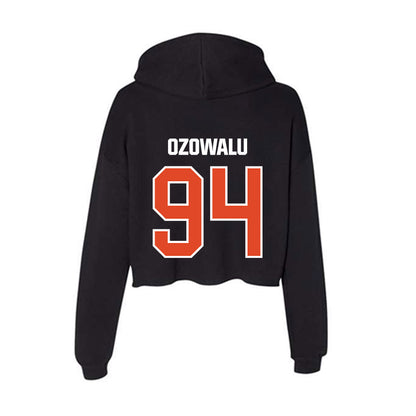UTSA - NCAA Football : Kenny Ozowalu - Women's Crop Fleece Hoodie-1