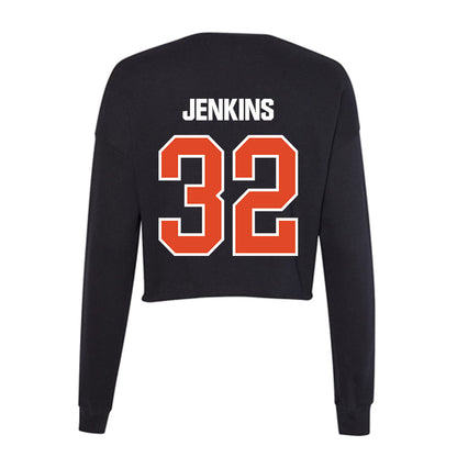 UTSA - NCAA Women's Basketball : Jordyn Jenkins - Women's Cropped Crew Fleece-1