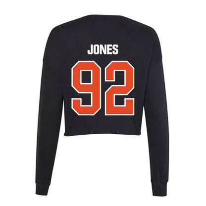 UTSA - NCAA Football : Jaylan Jones - Women's Cropped Crew Fleece-1