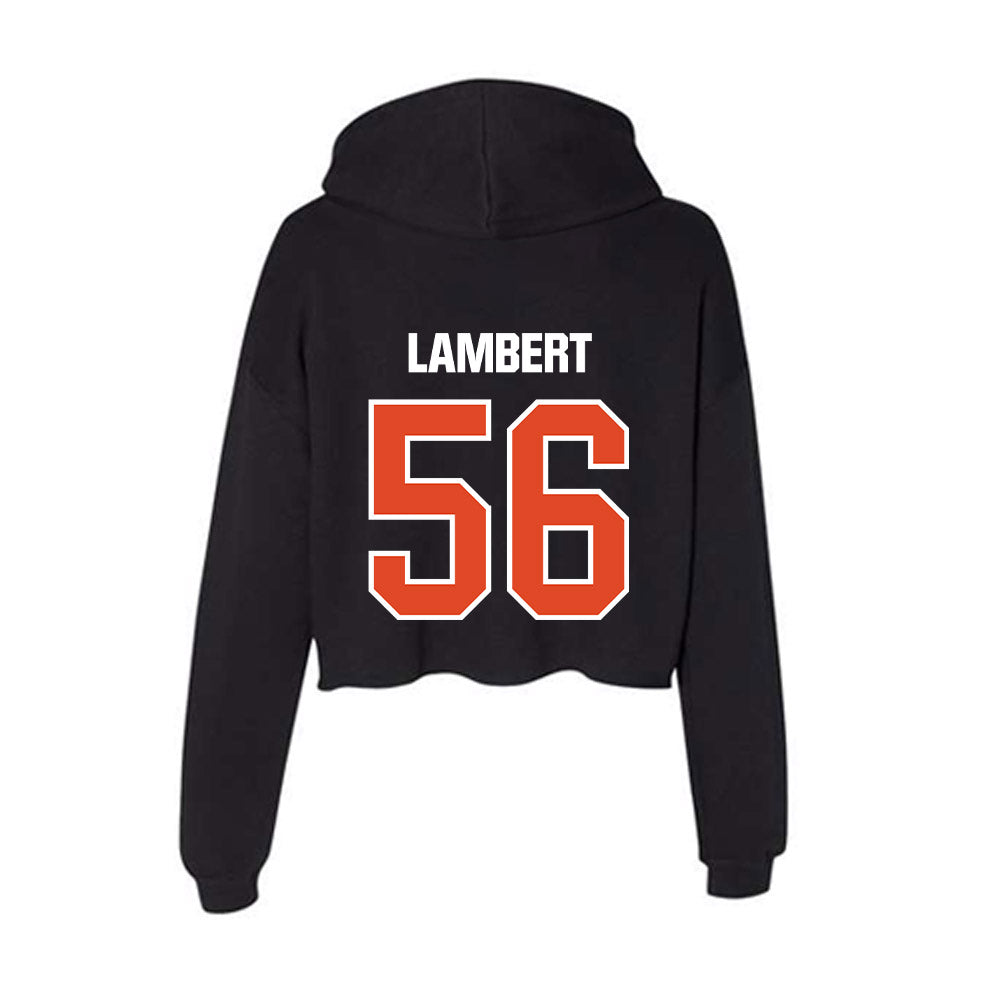 UTSA - NCAA Football : Matthew Lambert - Women's Crop Fleece Hoodie-1