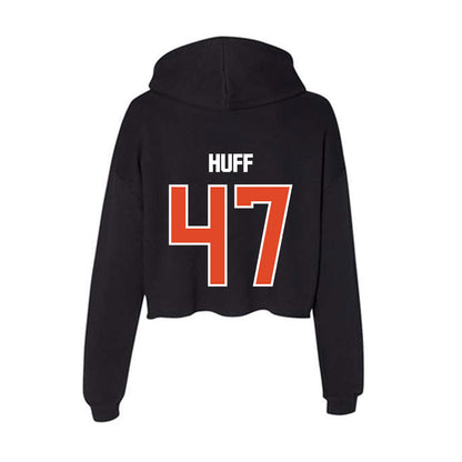 UTSA - NCAA Football : Tim Huff - Women's Crop Fleece Hoodie-1