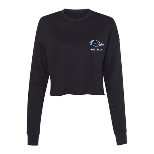 UTSA - NCAA Football : Aj Wilson - Women's Cropped Crew Fleece-0