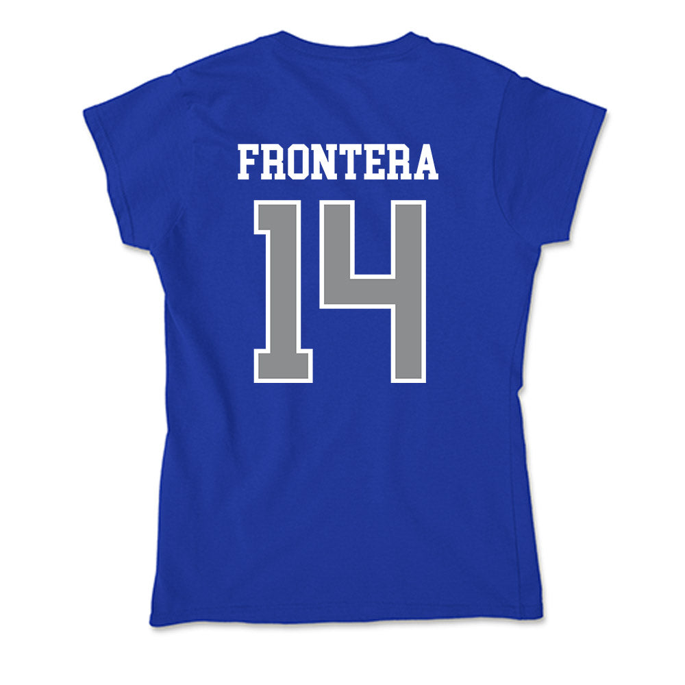 Seton Hall - NCAA Baseball : Daniel Frontera - Soft Style Women’s T-Shirt-1