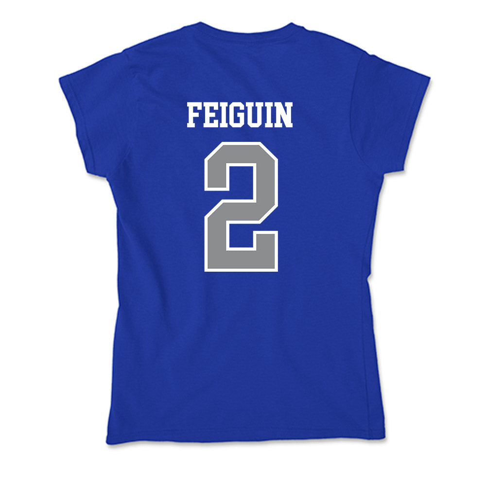 Seton Hall - NCAA Men's Soccer : Nicolas Feiguin - Soft Style Women’s T-Shirt-1