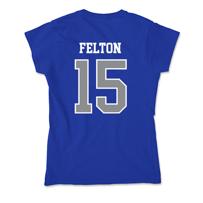 Seton Hall - NCAA Men's Basketball : Jahseem Felton - Soft Style Women’s T-Shirt-1
