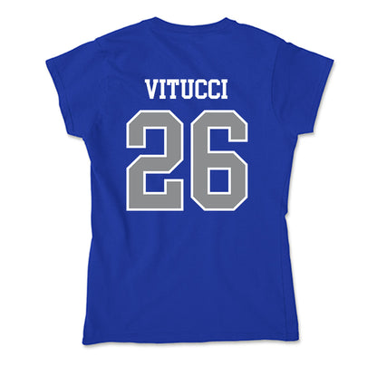Seton Hall - NCAA Baseball : John Vitucci - Soft Style Women’s T-Shirt-1