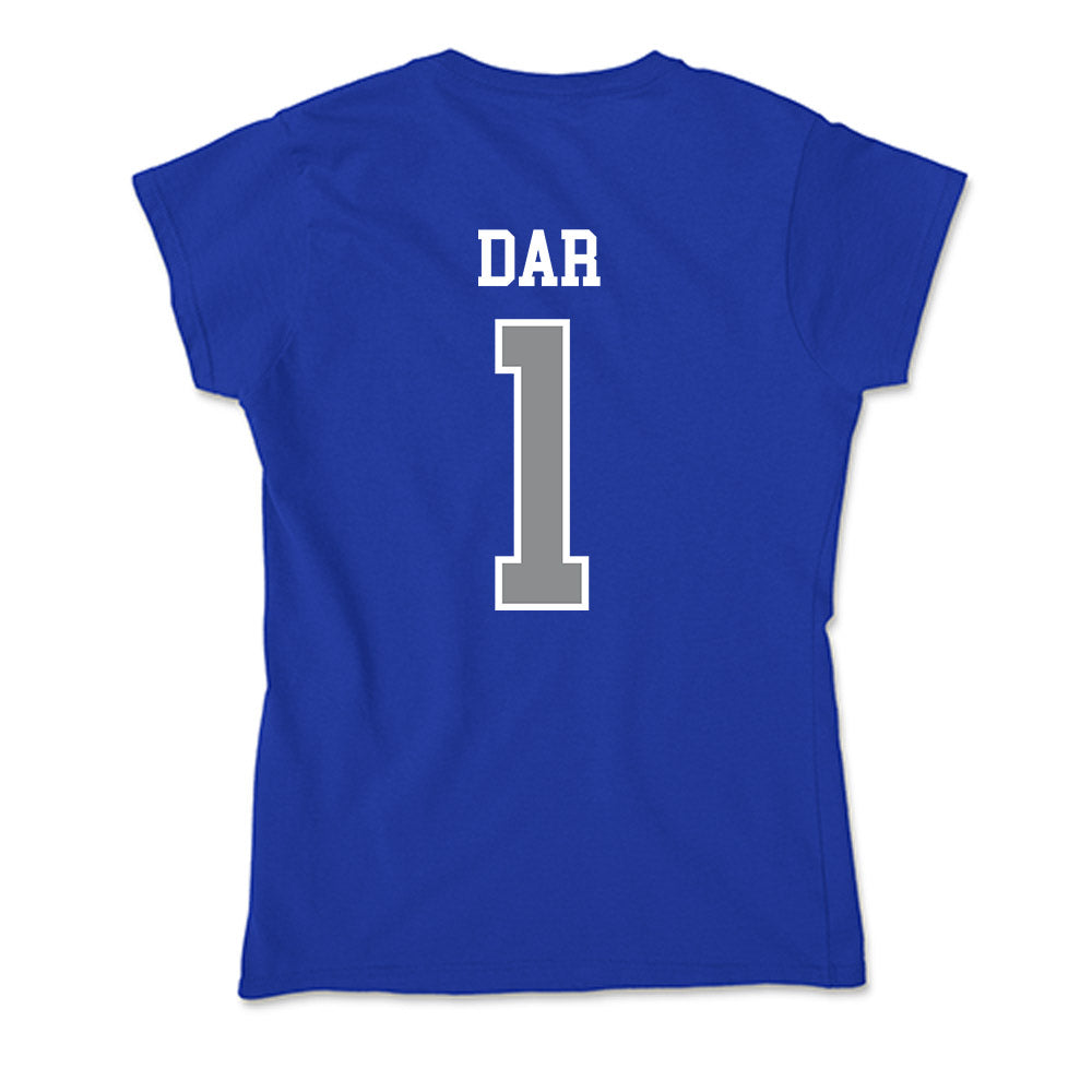 Seton Hall - NCAA Men's Basketball : Jacob Dar - Soft Style Women’s T-Shirt-1