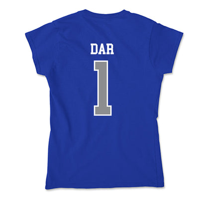 Seton Hall - NCAA Men's Basketball : Jacob Dar - Soft Style Women’s T-Shirt-1