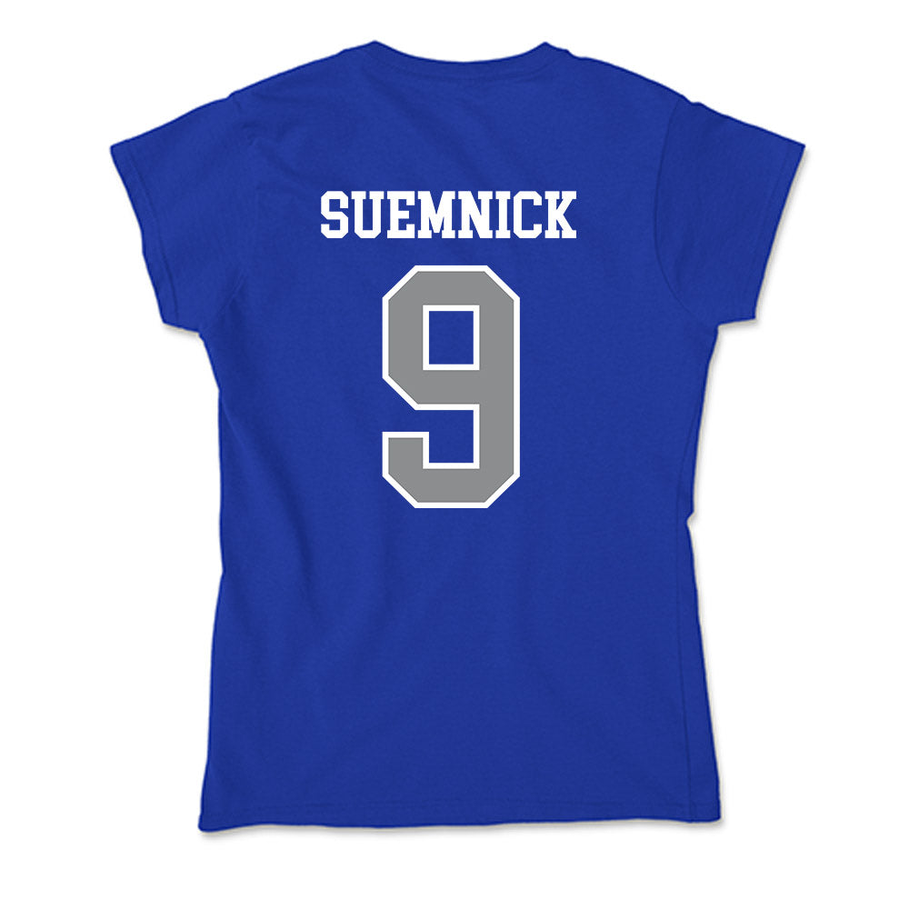 Seton Hall - NCAA Men's Basketball : Patrick Suemnick - Soft Style Women’s T-Shirt-1