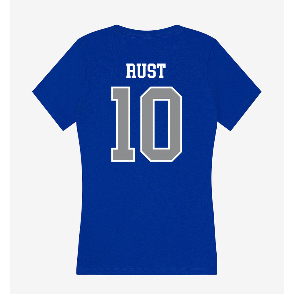 Seton Hall - NCAA Women's Basketball : Cameron Rust - Women's V-Neck T-Shirt-1