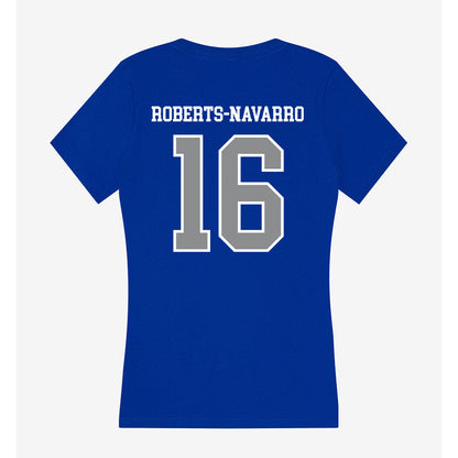 Seton Hall - NCAA Women's Volleyball : Senna Roberts-Navarro - Women's V-Neck T-Shirt-1