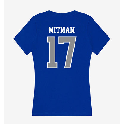Seton Hall - NCAA Softball : Molly Mitman - Women's V-Neck T-Shirt-1