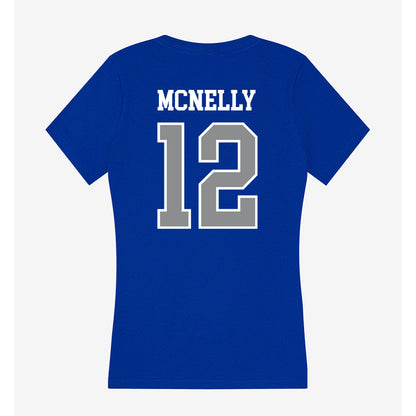 Seton Hall - NCAA Baseball : Mark McNelly - Women's V-Neck T-Shirt-1