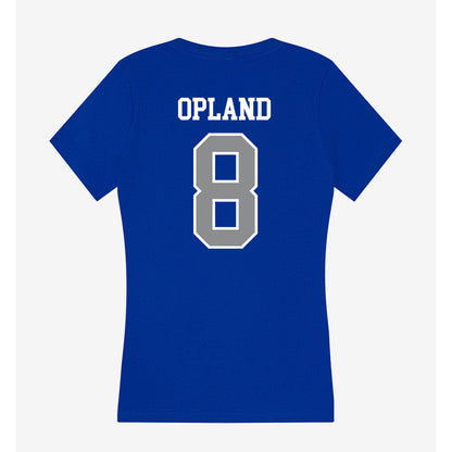 Seton Hall - NCAA Women's Volleyball : Alexis Opland - Women's V-Neck T-Shirt-1