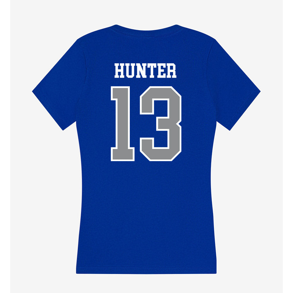 Seton Hall - NCAA Women's Basketball : Messiah Hunter - Women's V-Neck T-Shirt-1