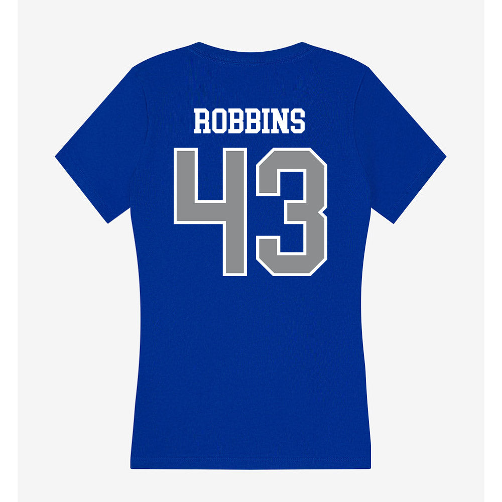 Seton Hall - NCAA Baseball : Aiden Robbins - Women's V-Neck T-Shirt-1