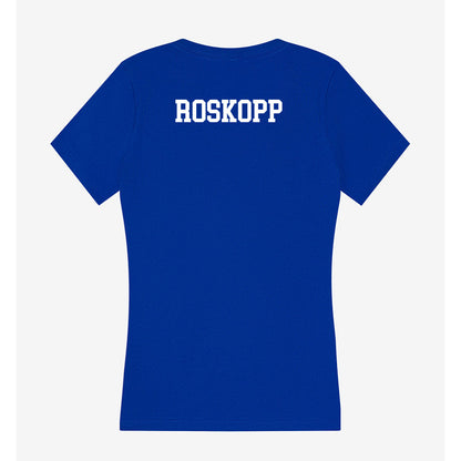 Seton Hall - NCAA Women's Cross Country : Kennedy Roskopp - Women's V-Neck T-Shirt-1