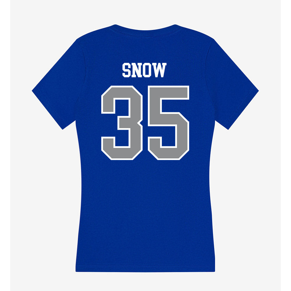 Seton Hall - NCAA Women's Basketball : Jada. Snow - Women's V-Neck T-Shirt-1