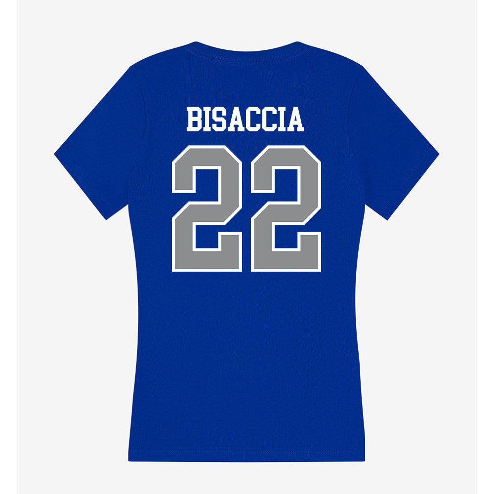 Seton Hall - NCAA Baseball : Nicholas Bisaccia - Women's V-Neck T-Shirt-1