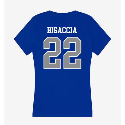 Seton Hall - NCAA Baseball : Nicholas Bisaccia - Women's V-Neck T-Shirt-1