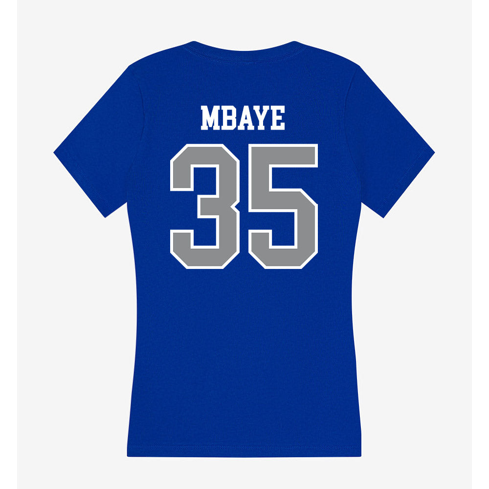 Seton Hall - NCAA Men's Basketball : Assane Mbaye - Women's V-Neck T-Shirt-1