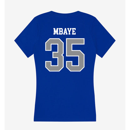 Seton Hall - NCAA Men's Basketball : Assane Mbaye - Women's V-Neck T-Shirt-1