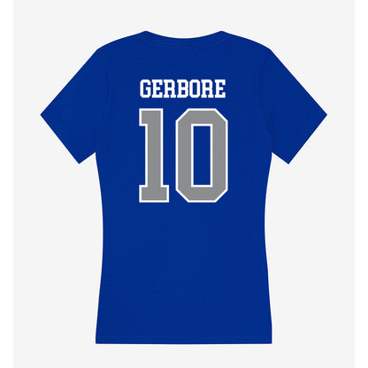 Seton Hall - NCAA Men's Soccer : Hugo Gerbore - Women's V-Neck T-Shirt-1