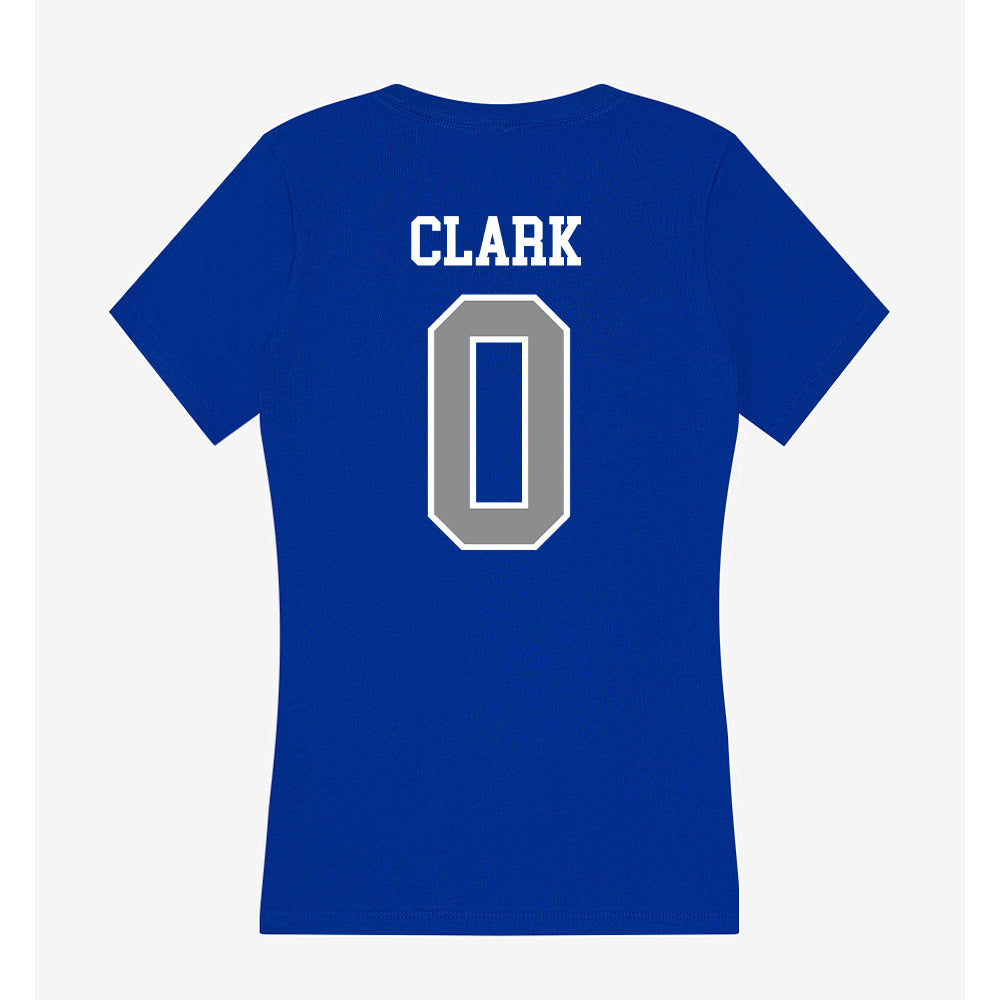 Seton Hall - NCAA Men's Basketball : Adam Clark - Women's V-Neck T-Shirt-1