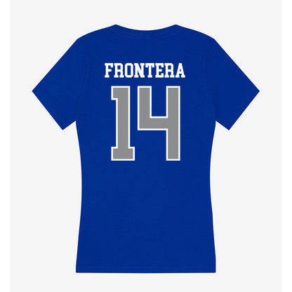 Seton Hall - NCAA Baseball : Daniel Frontera - Women's V-Neck T-Shirt-1