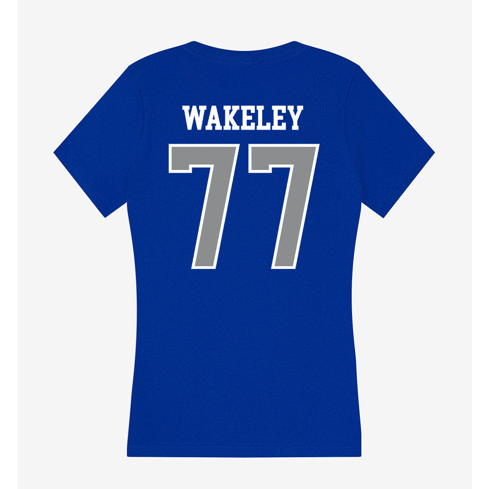 Seton Hall - NCAA Softball : Samantha Wakeley - Women's V-Neck T-Shirt-1