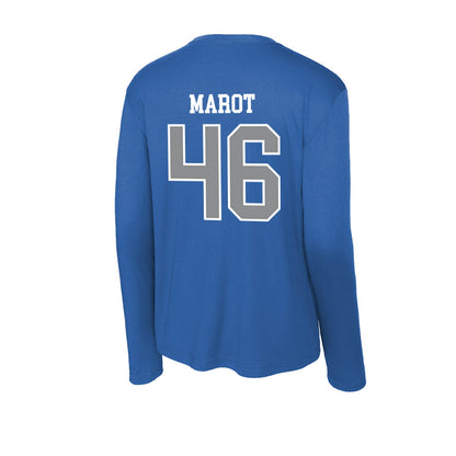 Seton Hall - NCAA Baseball : Jordan Marot - Activewear Long Sleeve T-Shirt-1