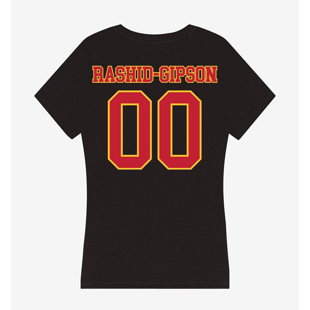 Ferris State - STUNT : Brea Rashid-Gipson - Women's V-Neck T-Shirt-1