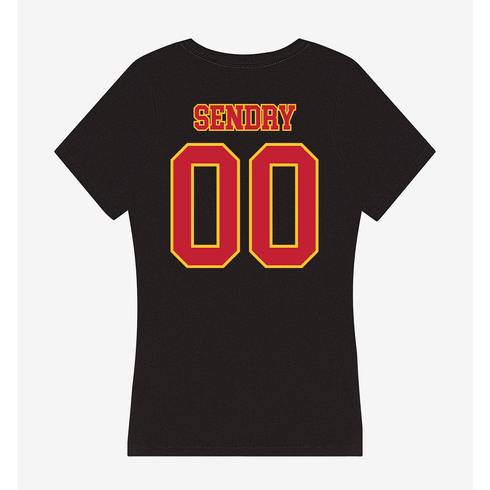 Ferris State - NCAA Football : Caseton Sendry - Women's V-Neck T-Shirt-1