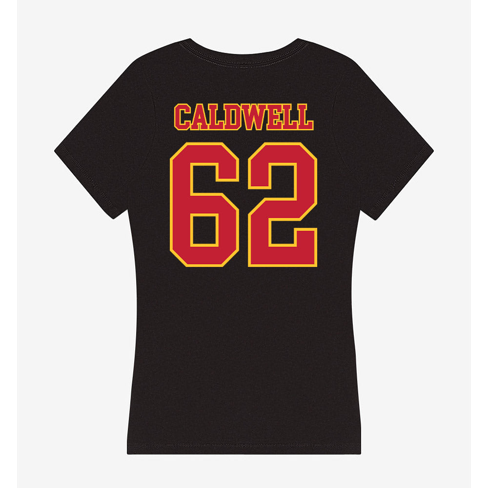 Ferris State - NCAA Football : Kaharri Caldwell - Women's V-Neck T-Shirt-1