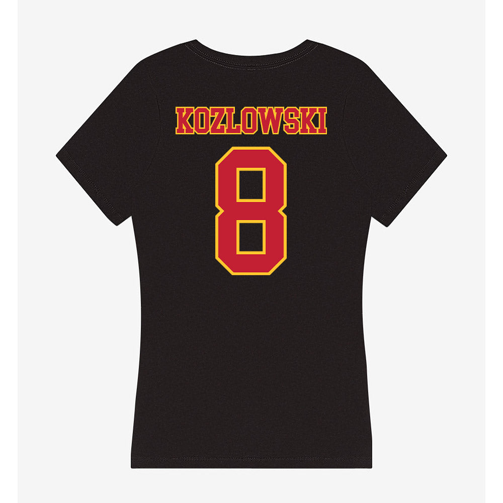 Ferris State - NCAA Softball : Alexis Kozlowski - Women's V-Neck T-Shirt-1