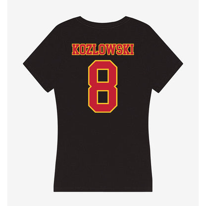 Ferris State - NCAA Softball : Alexis Kozlowski - Women's V-Neck T-Shirt-1