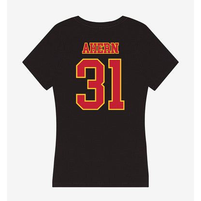 Ferris State - NCAA Football : Ryan Ahern - Women's V-Neck T-Shirt-1