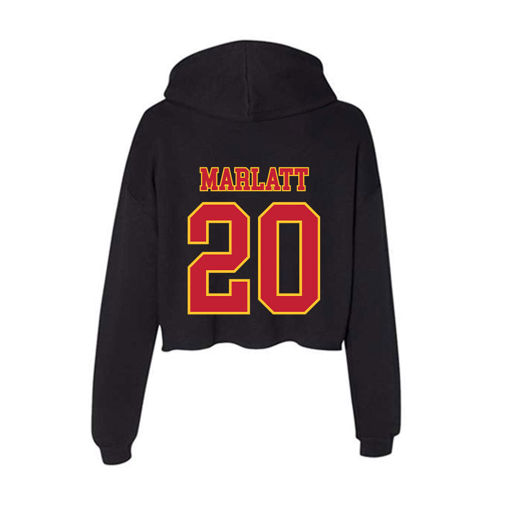 Ferris State - NCAA Softball : Jayden Marlatt - Women's Crop Fleece Hoodie-1