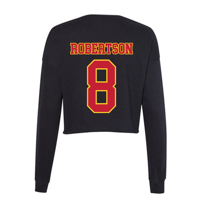 Ferris State - NCAA Women's Volleyball : Rhiannon Robertson - Women's Cropped Crew Fleece-1