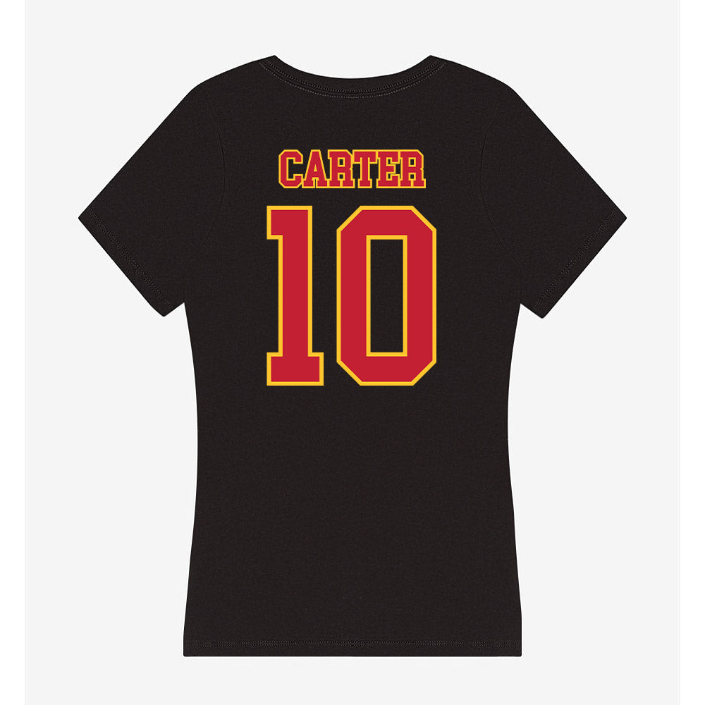Ferris State - NCAA Football : Ralph Carter - Women's V-Neck T-Shirt-1