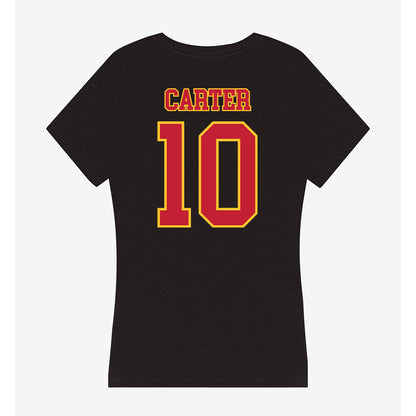 Ferris State - NCAA Football : Ralph Carter - Women's V-Neck T-Shirt-1