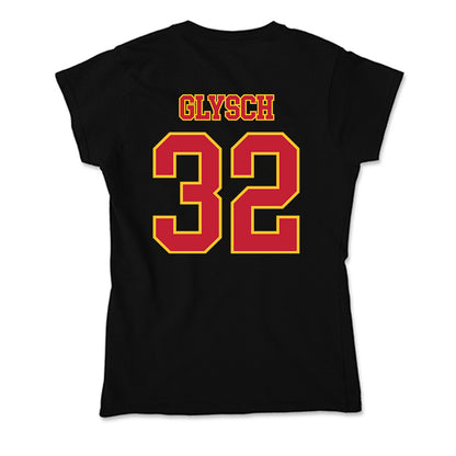 Ferris State - NCAA Women's Basketball : Melena Glysch - Soft Style Women’s T-Shirt-1