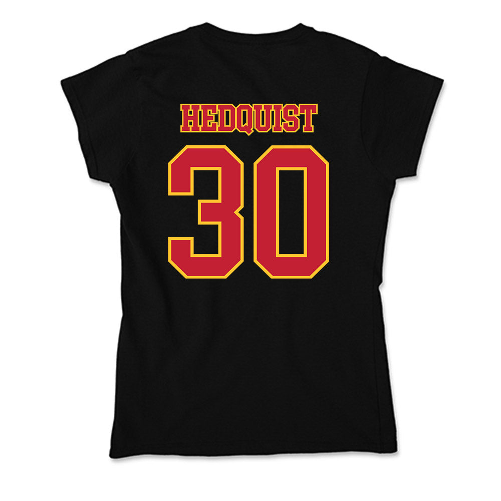 Ferris State - NCAA Men's Ice Hockey : Hobie Hedquist - Soft Style Women’s T-Shirt-1