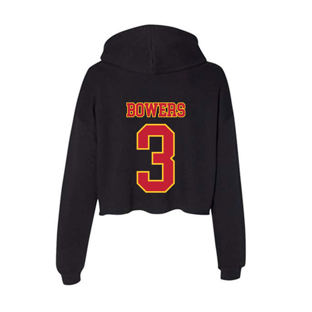 Ferris State - NCAA Women's Basketball : Kenzie Bowers - Women's Crop Fleece Hoodie-1
