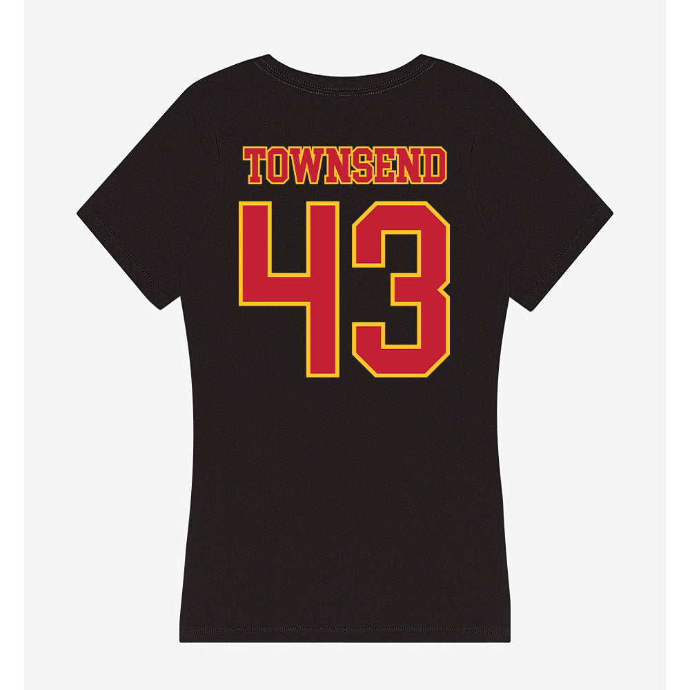 Ferris State - NCAA Football : Razah Townsend - Women's V-Neck T-Shirt-1