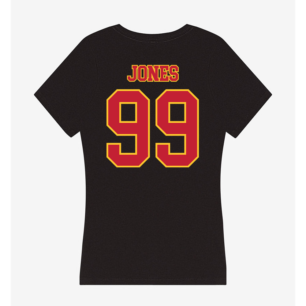 Ferris State - NCAA Football : markee jones - Women's V-Neck T-Shirt-1