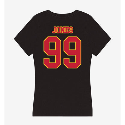 Ferris State - NCAA Football : markee jones - Women's V-Neck T-Shirt-1