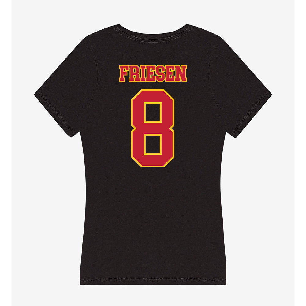 Ferris State - NCAA Football : Kade Friesen - Women's V-Neck T-Shirt-1