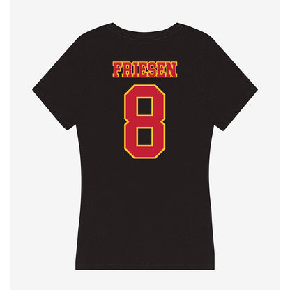 Ferris State - NCAA Football : Kade Friesen - Women's V-Neck T-Shirt-1