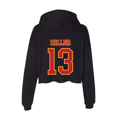 Ferris State - NCAA Women's Basketball : Charlotte Miller - Women's Crop Fleece Hoodie-1
